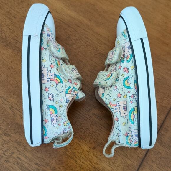 Converse Chuck Taylor All Star Rainbow Castles toddler 7 - Picture 6 of 11